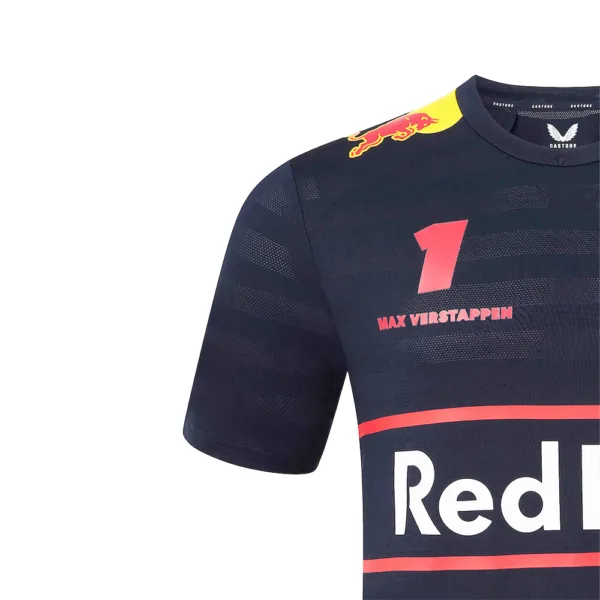 Red bull Verstappen #1 tee shirt 2025, blue, Mens - Image 3