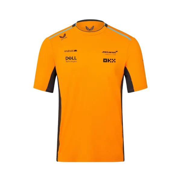McLaren team set up tee shirt 2023, orange, Mens