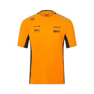 McLaren team set up tee shirt 2023, orange, Mens