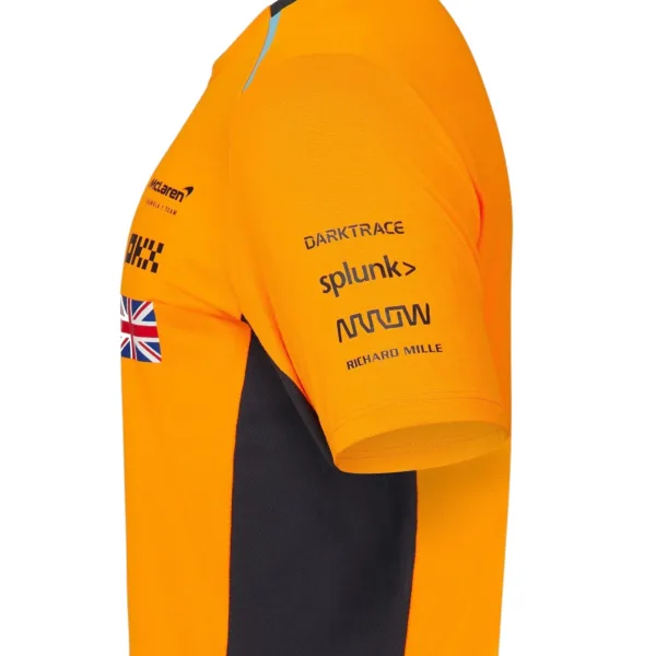 McLaren team set up tee shirt 2023, orange, Mens - Image 3