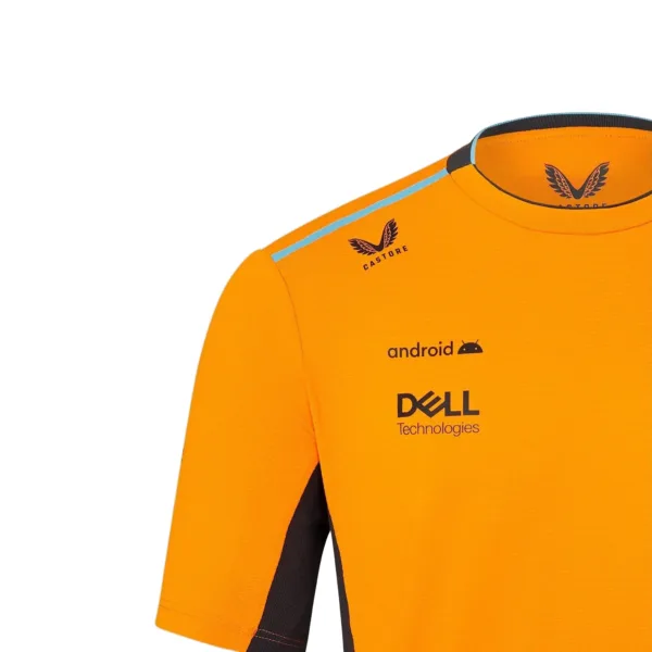 McLaren team set up tee shirt 2023, orange, Mens - Image 5