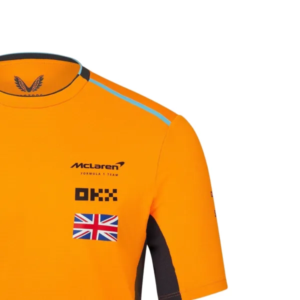 McLaren team set up tee shirt 2023, orange, Mens - Image 6
