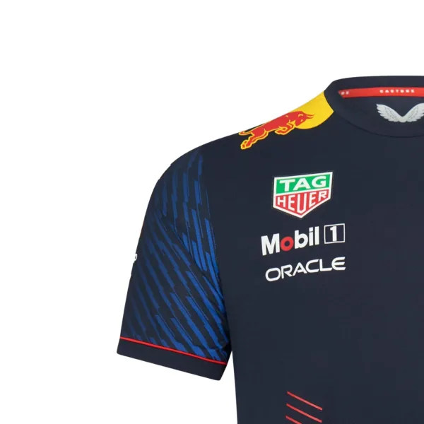Red bull team tee shirt 2023, navy, Mens - Image 3