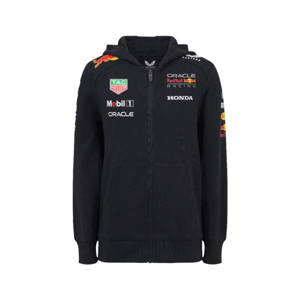 Red bull f1 team full zip hoodie 2025, Unisex