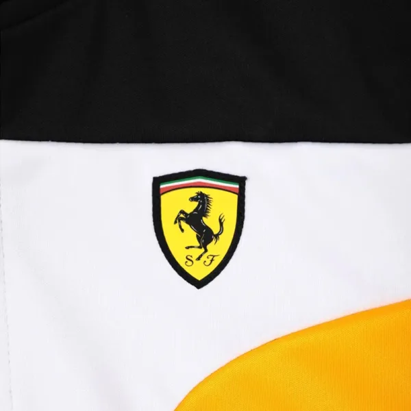 Ferrari Boy softshell jacket, Yellow, Kids - Image 4