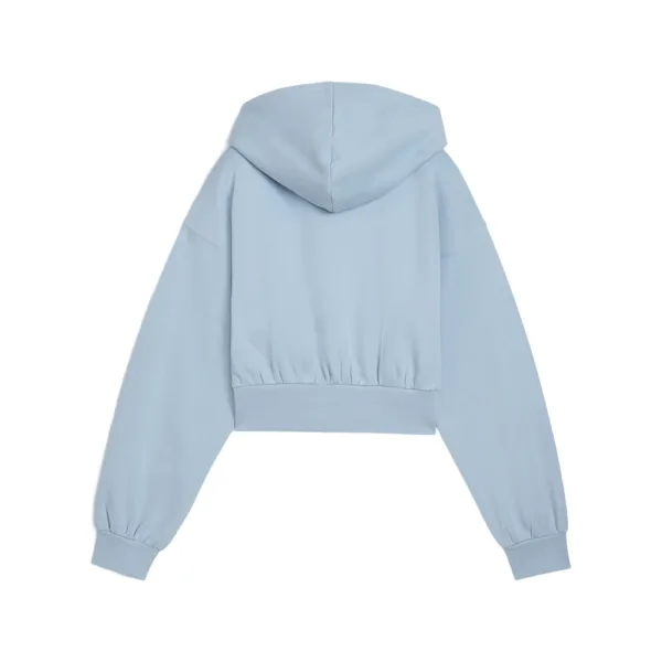 Bmw mms wmn ess+ half zip hoodie, blue, Ladies - Image 2