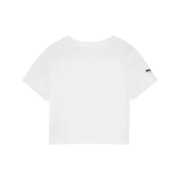 Bmw mms ess+ graphic baby tee shirt, white, Ladies - Image 2