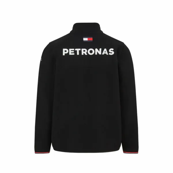 Mercedes 1/4 zip fleece, black, Mens - Image 2