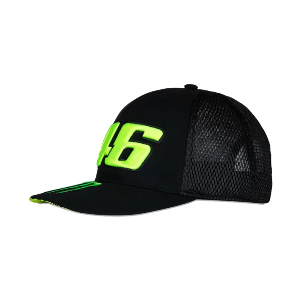 Vr46 monster mid visor trucker cap black, Adult - Image 2