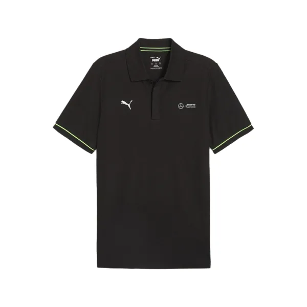 Mercedes smart polo shirt, black, Mens