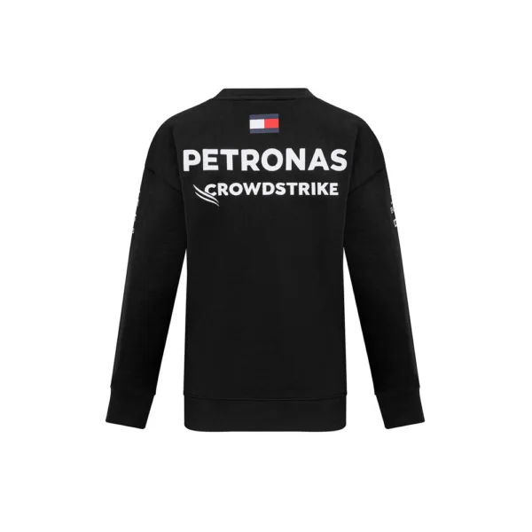 Mercedes team crew sweater 2023, black, Ladies - Image 2