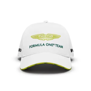 Aston martin team baseball cap 2024, white, Adult