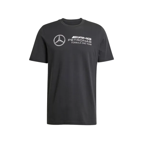 Mercedes f1 dna graphic tee shirt, black, Mens