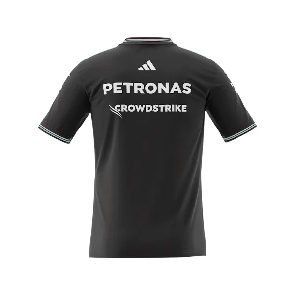 Mercedes f1 driver tee shirt, 2025, black, Mens - Image 2