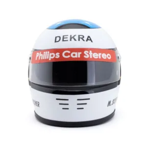 Schumacher mini helmet replica + d/case, 1:2