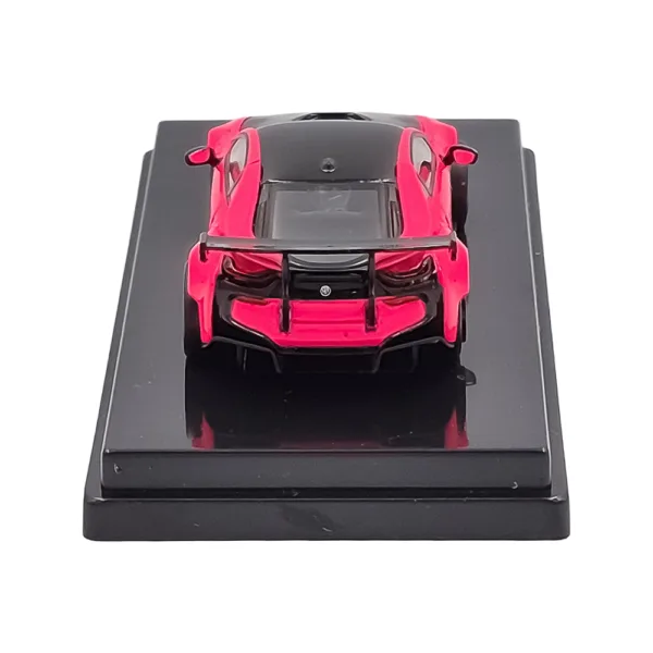 BMW Liberty walk i8 hot pink blk accent 1:64 - Image 5