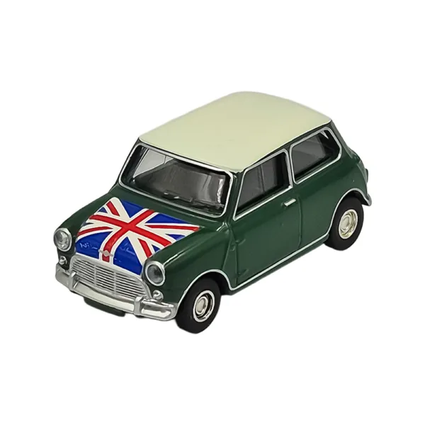 Mini cooper s 1964 green, flag on bonnet 1:54 - Image 2