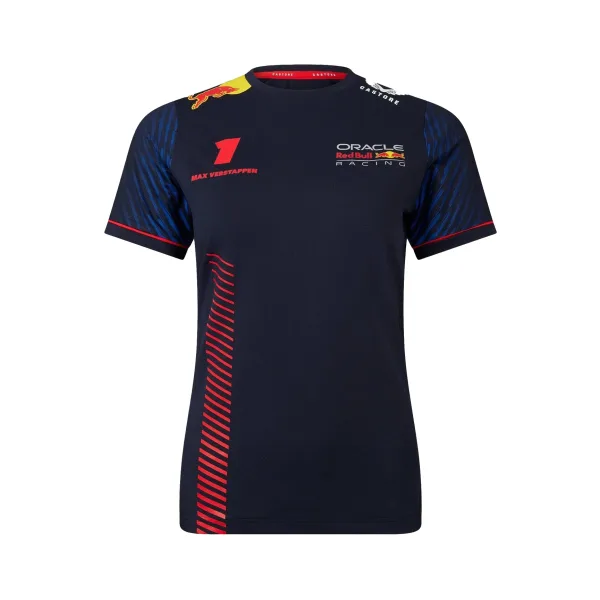 Red bull verstappen tee shirt, navy, Ladies