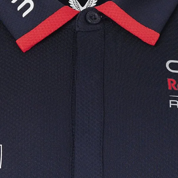 Red bull team polo shirt 2024, sky blue, Mens - Image 6