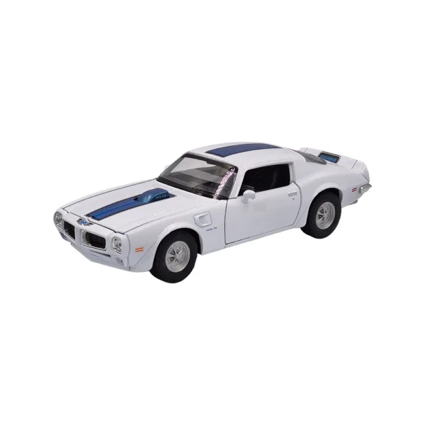 Pontiac firebird trans am white 1972 1:24 - Image 2