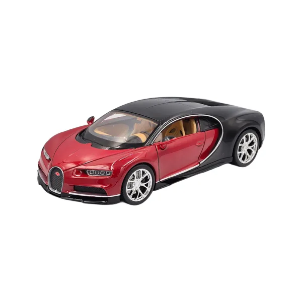 Bugatti chiron  red  1:24 - Image 2