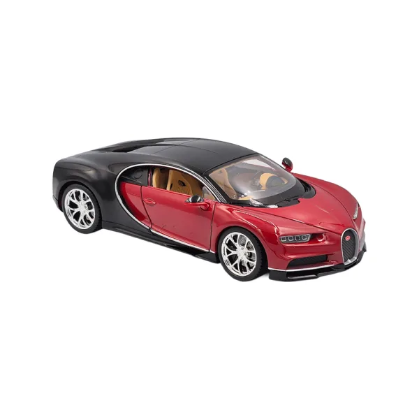 Bugatti chiron  red  1:24 - Image 3