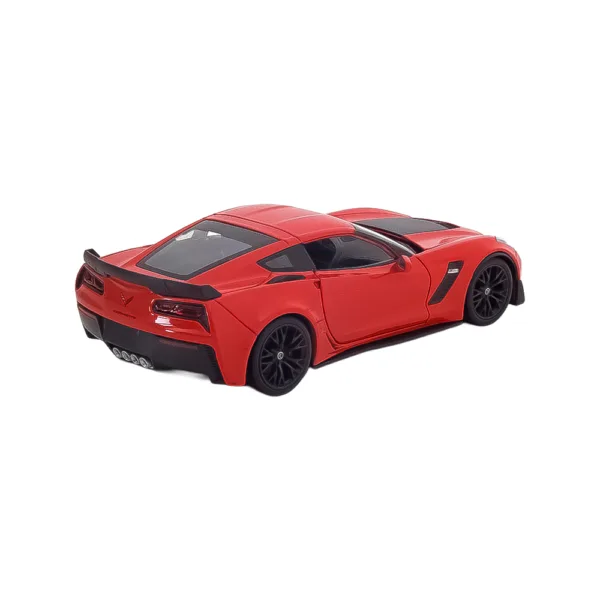 Chevrolet corevette z06 red 2017 1:24 - Image 2