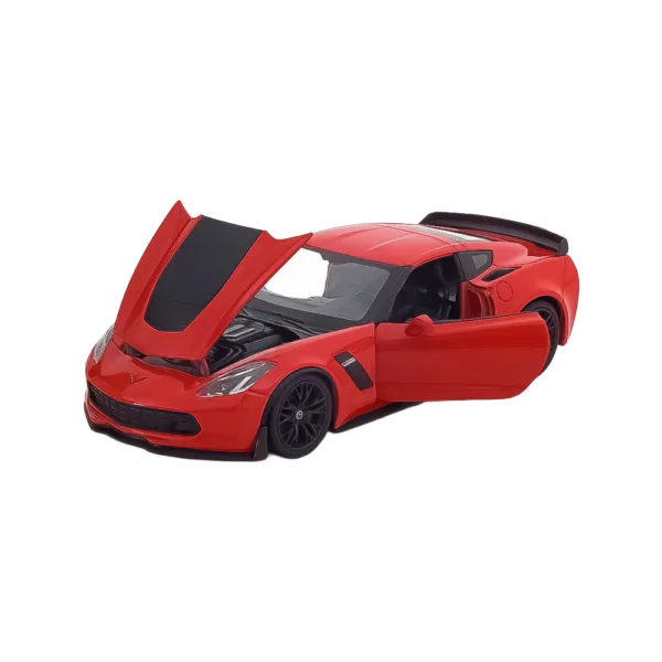 Chevrolet corevette z06 red 2017 1:24 - Image 3