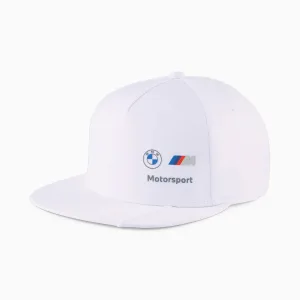 Bmw M flat brim cap, white