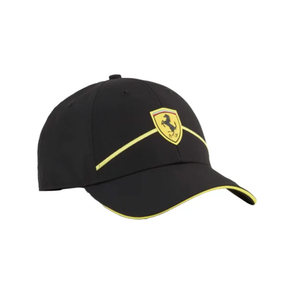 Ferrari race baseball cap, black, Adult