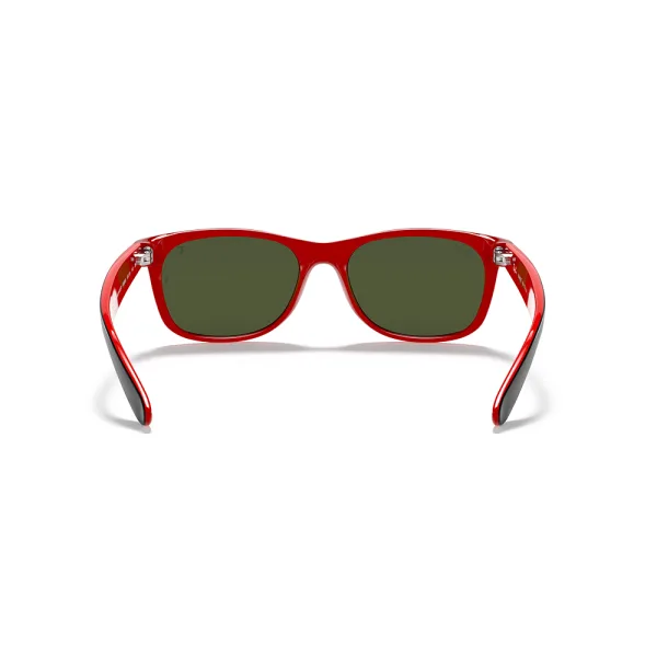 Ray ban new wayfarer sunglasses matte black on red - Image 3