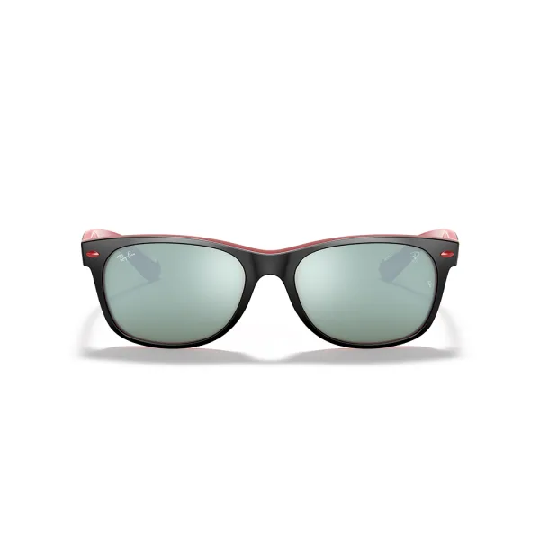 Ray ban new wayfarer sunglasses matte black on red - Image 5