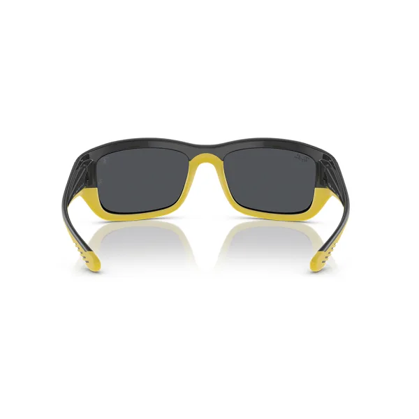 Ray ban sunglasses grey on rubber yellow - Image 3
