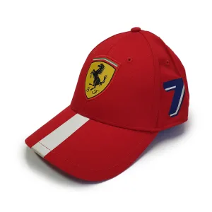 Official Ferrari raikkonen cap, red, Adult
