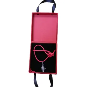 Ferrari trophy double charm, silver