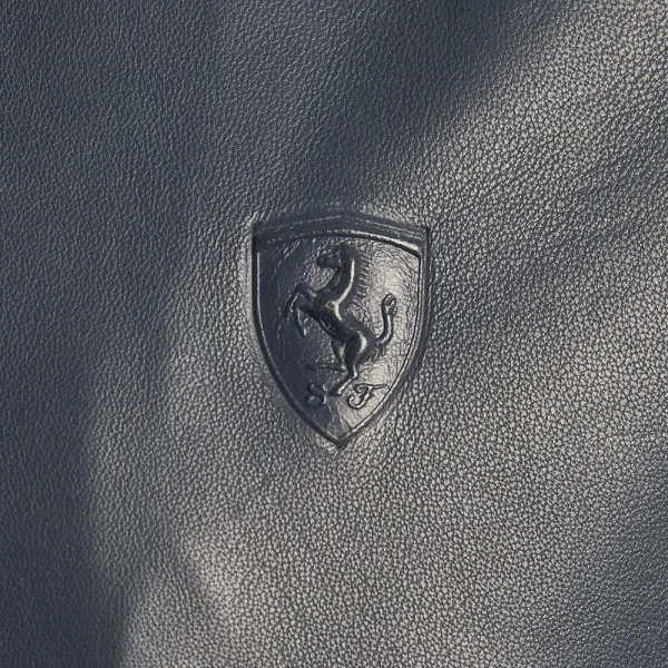 Ferrari quilted leather jacket, blue, Mens - Image 7