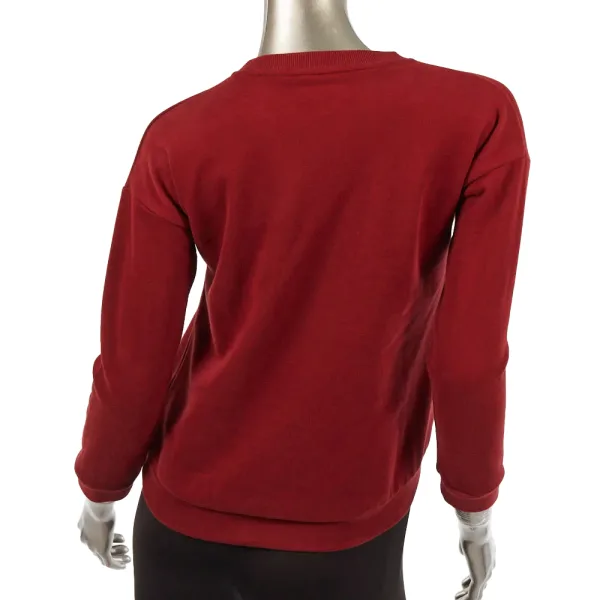 Ferrari fleece cneck sweater, girls, red, Kids - Image 2