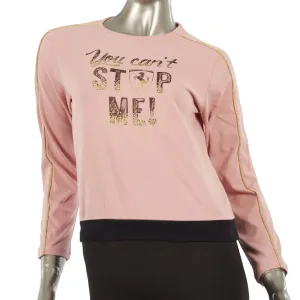 Ferrari girl gold piping tee shirt, pink, Kids