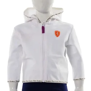 Ferrari infant girl icon hooded sweater, white, Kids