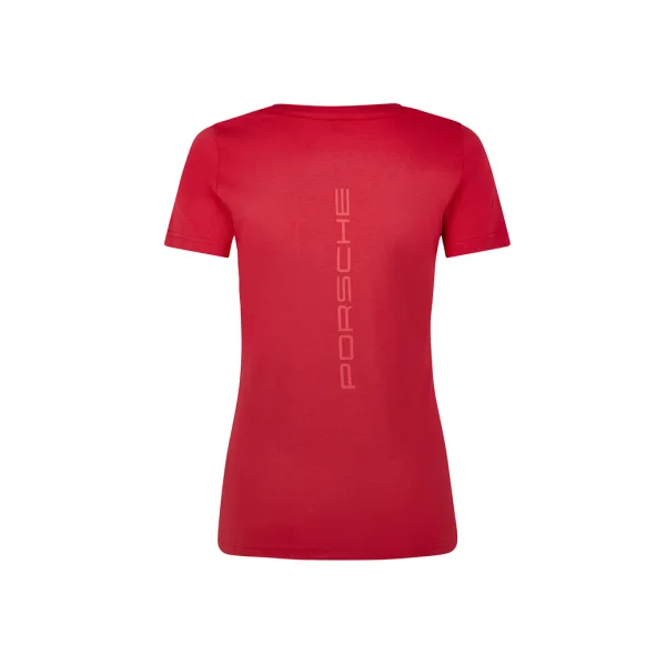 Porsche tee shirt, red, Ladies - Image 4