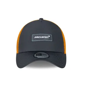 McLaren patch front trucker cap, grey, Adult