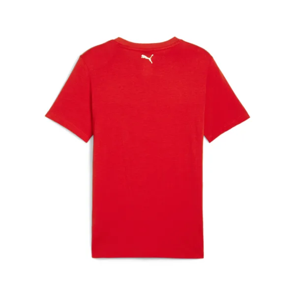 Ferrari race big shield tee shirt rosso corsa, Mens - Image 2