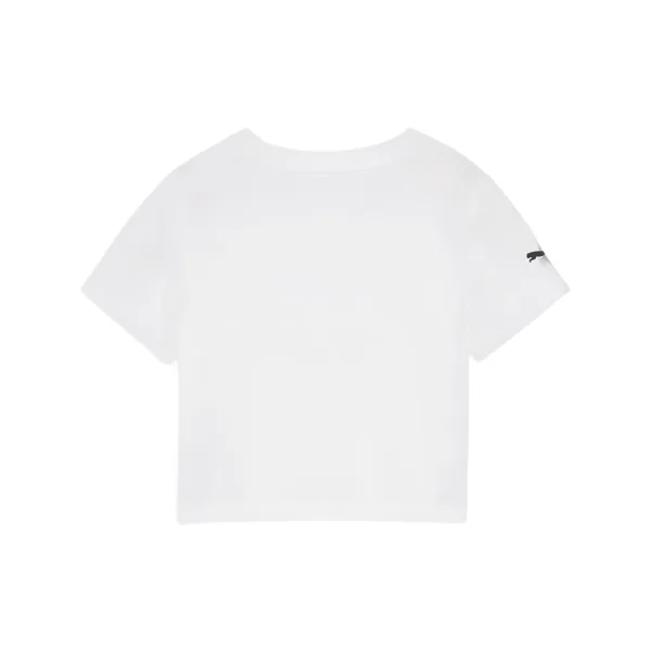 Bmw mms ess+ graphic baby tee shirt, white, Ladies - Image 2