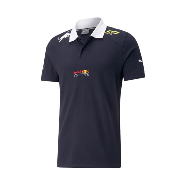 Red bull Perez #11 logo polo shirt, navy, Mens