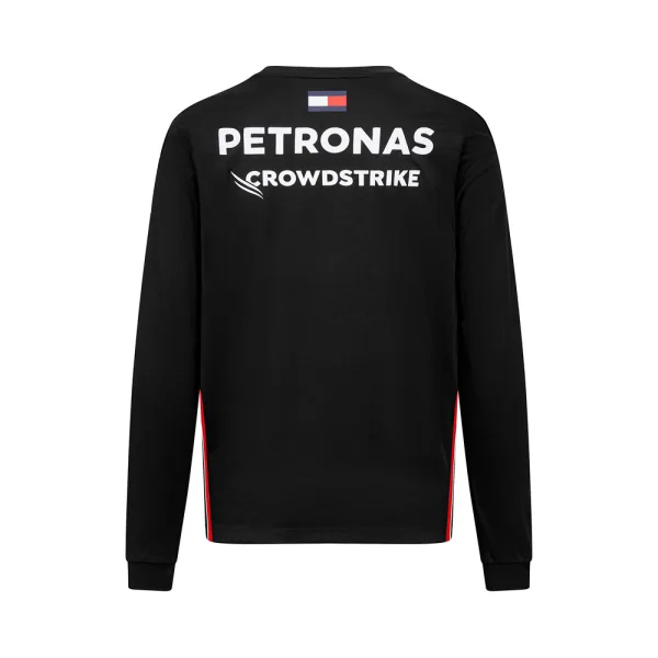 Mercedes team sweatshirt 2023, black, Mens - Image 2