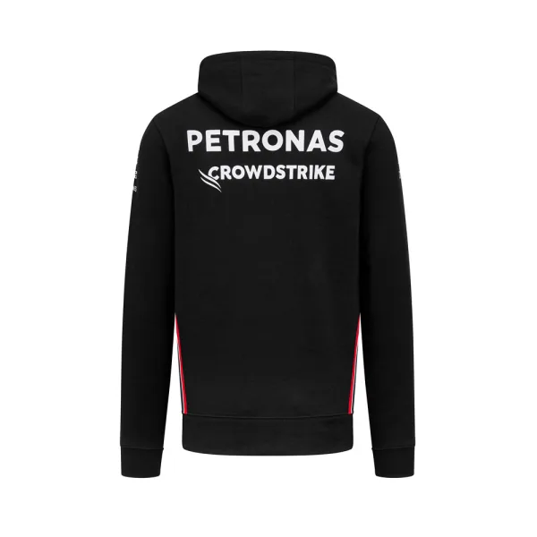 Mercedes team hoodie 2023, black, Mens - Image 2