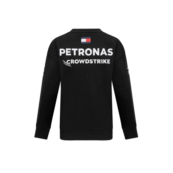 Mercedes team crew sweater 2023, black, Ladies - Image 2