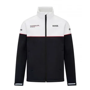 Porsche team softshell jacket 2024, black, Mens