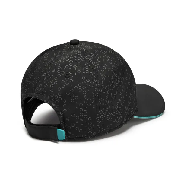 Mercedes team baseball cap, black, Adult - Image 3