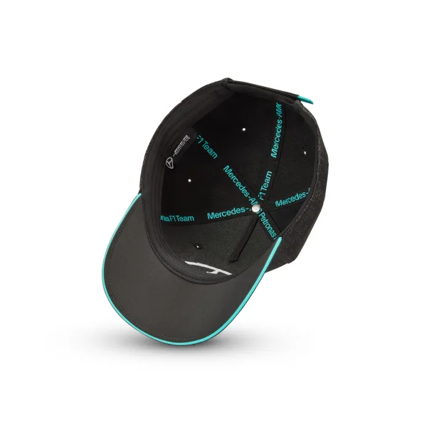 Mercedes team baseball cap, black, Adult - Image 4